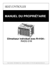 Heat Controller RADS-51M Manuel Du Propriétaire