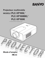 Sanyo PLC-XP100L Mode D'emploi