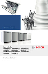 Bosch SHP878 Notice D'utilisation