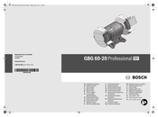 Bosch GBG 60-20 Professional Notice Originale