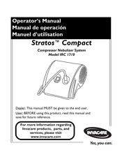 Invacare Stratos Compact IRC 1710 Manuel D'utilisation