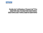 Epson PowerLite Pro G6170 Guide De L'utilisateur