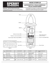 Sperry instruments DSA600TRMSR Mode D'emploi