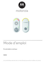 Motorola MBP8 Mode D'emploi