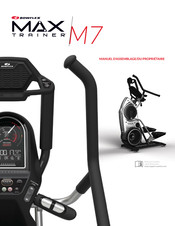 Bowflex MAX TRAINER M7 Manuel D'assemblage / Manuel D'utilisation