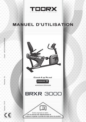 toorx BRXR 3000 Manuel D'utilisation