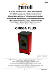 Ferroli OMEGA PLUS Manuel D'installation, D'utilisation Et D'entretien