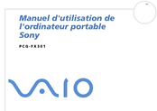 Sony Vaio PCG-FX301 Manuel D'utilisation