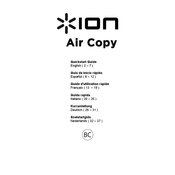 ION Audio Air Copy Guide D'utilisation Rapide