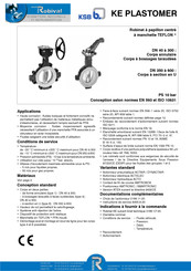 KSB KE-PLASTOMER Instructions De Service