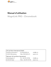 LVI MagniLink PRO Chromebook Manuel D'utilisation