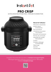 Instant Pot Pro Crisp Manuel De L'utilisateur