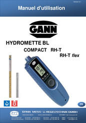 Gann HYDROMETTE BL COMPACT RH-T flex Manuel D'utilisation