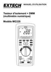 Extech Instruments MG325 Manuel D'utilisation