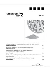 Dentaurum remanium star Mode D'emploi