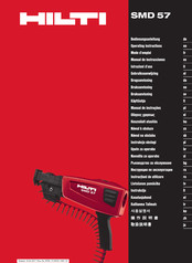 Hilti SMD 57 Mode D'emploi