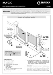 Erreka MAGIC Guide Rapide D'installation Et Programmation