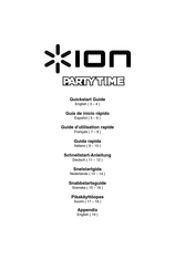 ION PARTY TIME Guide D'utilisation Rapide