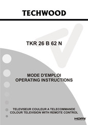 TECHWOOD TKR 26 B 62 N Mode D'emploi