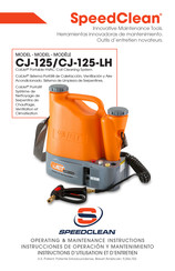 SpeedClean CJ-125 Instructions D'utilisation