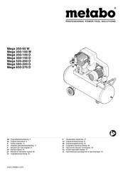 Metabo Mega 650-270 D Notice Originale