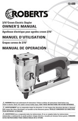 Roberts 10-600 Manuel D'utilisation