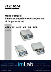 KERN KB 6000-1 Mode D'emploi