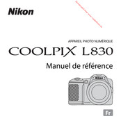 Nikon COOLPIX L830 Manuel De Référence