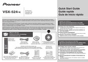 Pioneer VSX-524-k Guide Rapide