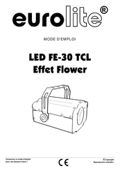 EuroLite LED FE-30 TCL Mode D'emploi