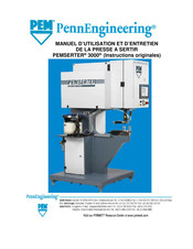 PennEngineering PEMSERTER 3000 Manuel D'utilisation Et D'entretien