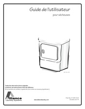 Alliance Laundry Systems DRY725C SVG Guide De L'utilisateur