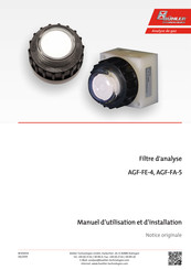 Buhler AGF-FE-4-Vi/PTFE Manuel D'utilisation Et D'installation