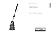 Wetrok Motor Brusher Mode D'emploi