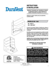 DuraVent DAS 22 E30 CE Instructions D'installation