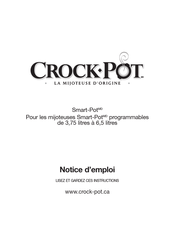 Crock-Pot Smart-Pot SCCPVP400S Notice D'emploi