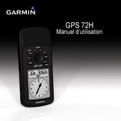 Garmin GPS 72H Manuel D'utilisation