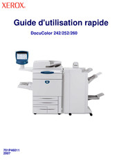 Xerox DocuColor 260 Guide D'utilisation Rapide