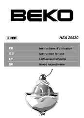 Beko HSA 29530 Instructions D'utilisation