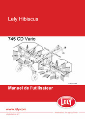LELY Hibiscus 745 CD Vario Manuel De L'utilisateur