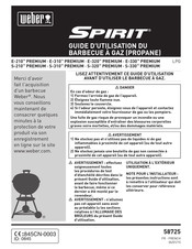 Weber Spirit S-210 PR EMIUM Guide D'utilisation