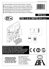 BFT EE Link RTD-CA Instructions D'utilisation