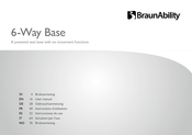 BraunAbility 6-Way Base Instructions D'utilisation