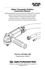 Alpha Professional Tools AIR-684 Manuel D'utilisation