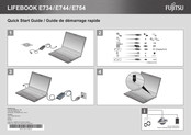 Fujitsu LIFEBOOK E744 Guide De Démarrage Rapide