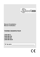 Steelco LAB 500 SCD Manuel D'installation