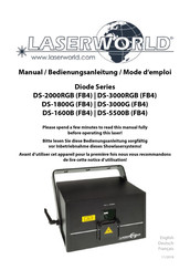 Laserworld DS-3000G Mode D'emploi
