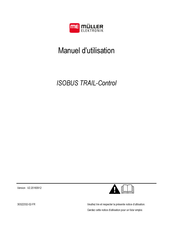 Müller-Elektronik ISOBUS TRAIL-Control Manuel D'utilisation