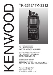 Kenwood TK-3312 Mode D'emploi