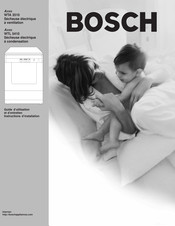 Bosch AXXIS WTL 5410 Instructions D'installation Et Guide D'utilisation Et D'entretien